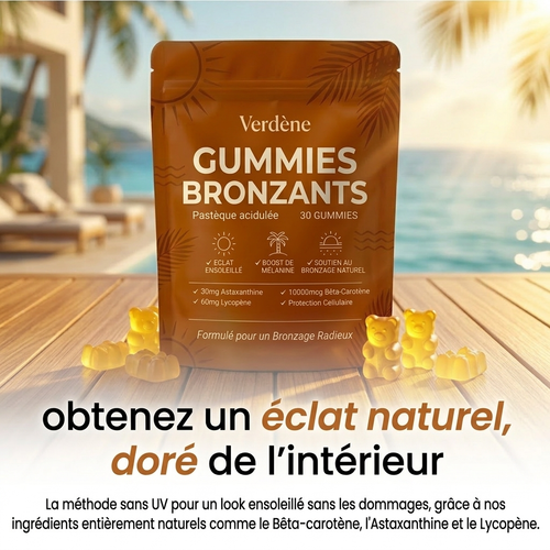 Gummies Bronzants - Verdène