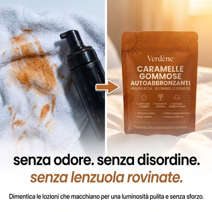 Caramelle gommose autoabbronzanti - Verdène